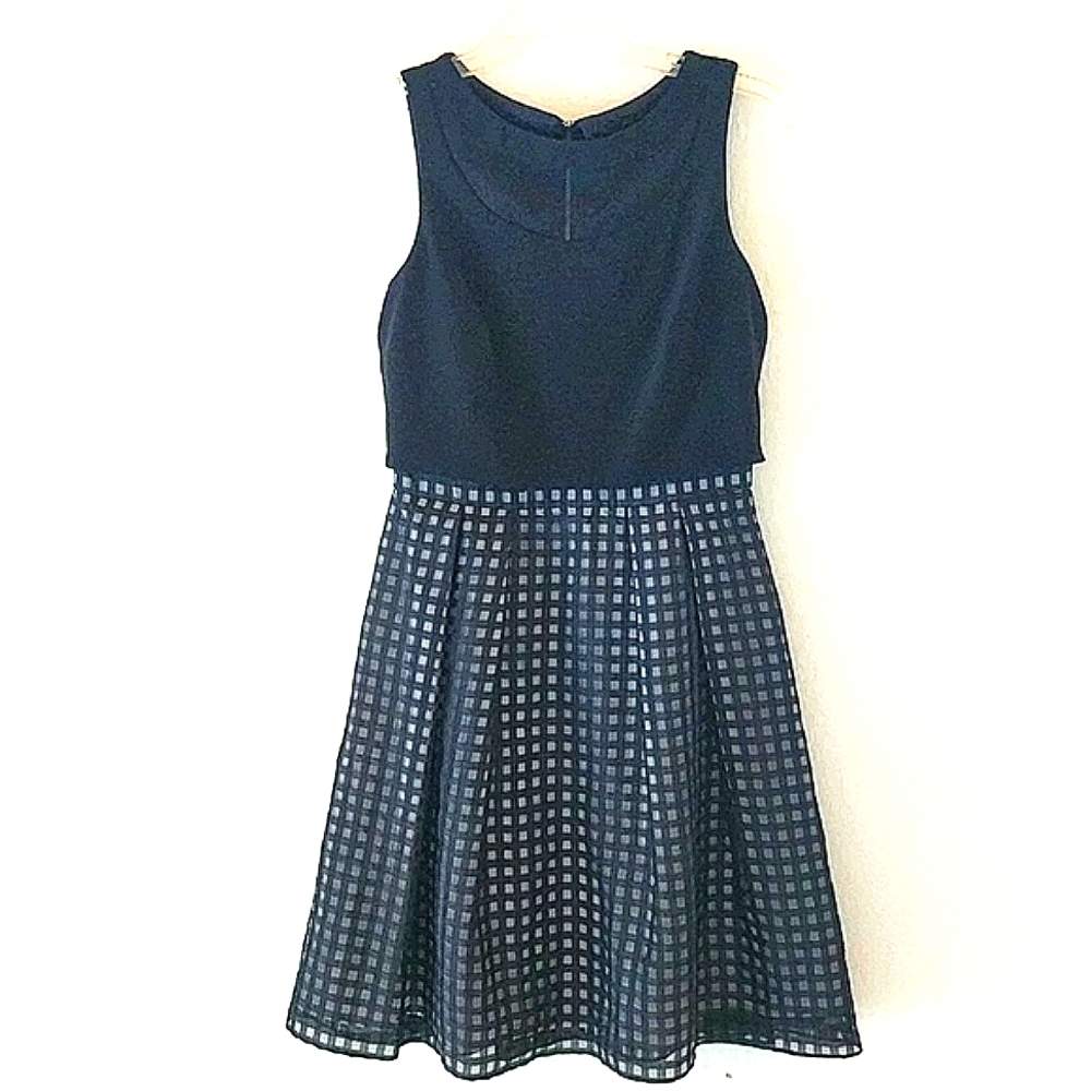 INC party dress black and grey